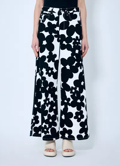 MARNI MARNI WOMEN DILLIES PRINT PANTS