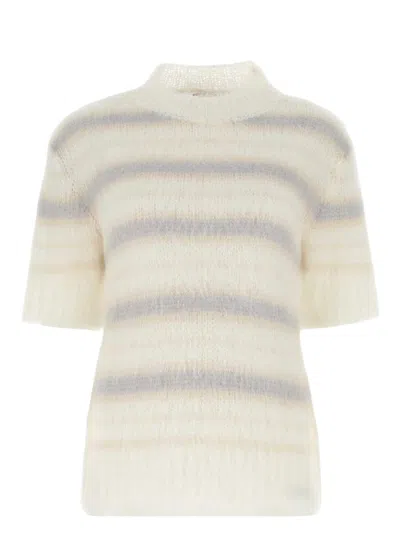 MARNI WOMEN'S EMBROIDERED MOHAIR BLEND SWEATER