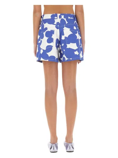 MARNI WOMEN'S FLORAL MOTIF SHORTS | SIZE 42 | PAMA0543S0