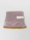 Marni Logo-patch Trim Bucket Hat In Pink