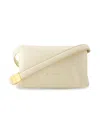 Marni Women's Prisma Leather Shoulder Bag In Beige