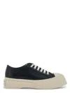 Marni Pablo Leather Sneakers In Seven Women In Black