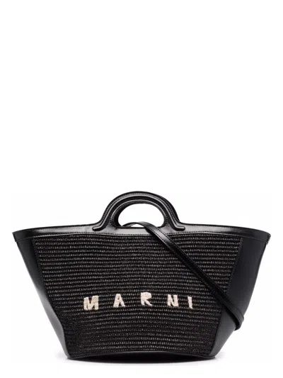 Marni Women's Leather And Fabric Bag