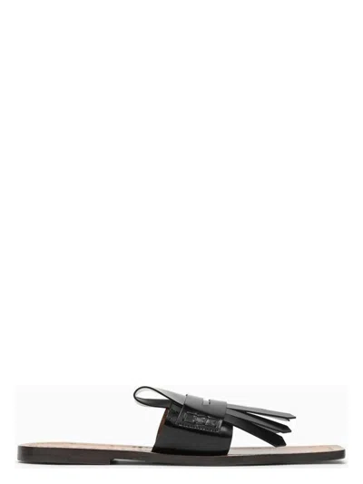 MARNI WOMEN'S LEATHER BAMBI SANDAL