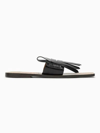 MARNI WOMEN'S LEATHER BAMBI SANDAL