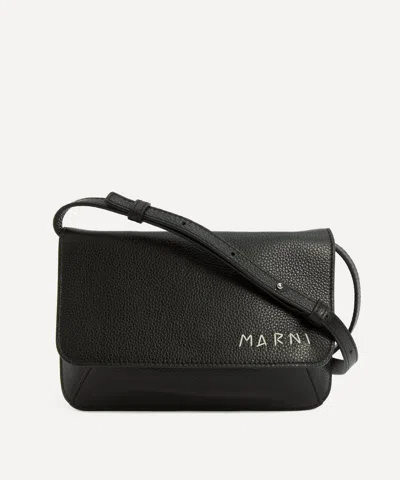 Marni Women's Leather Flap Shoulder Bag