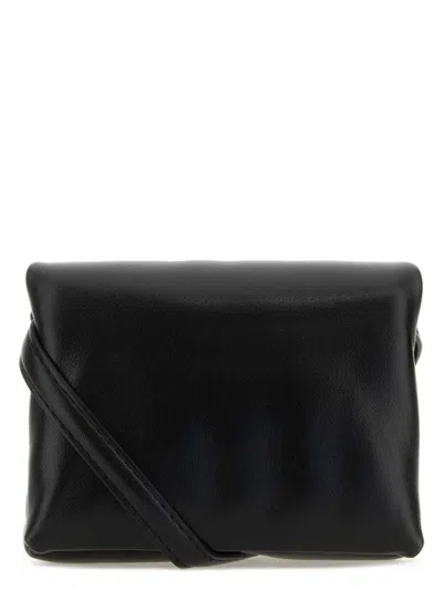Marni Women's Leather Mini Prisma Clutch In Black