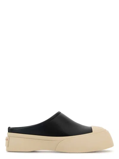 MARNI WOMEN'S LEATHER PABLO SLIPPERS SANDAL