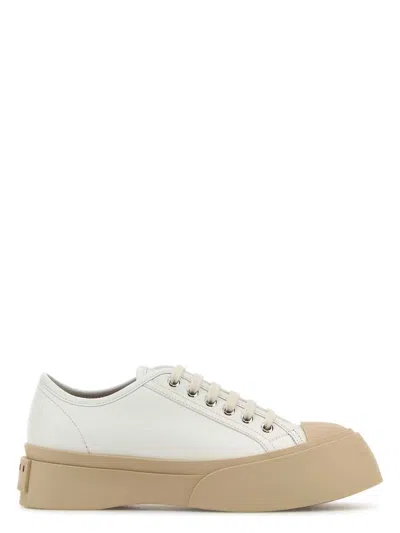 MARNI WOMEN'S LEATHER PABLO SNEAKERS
