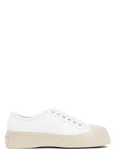 MARNI WOMEN'S LEATHER PABLO SNEAKERS