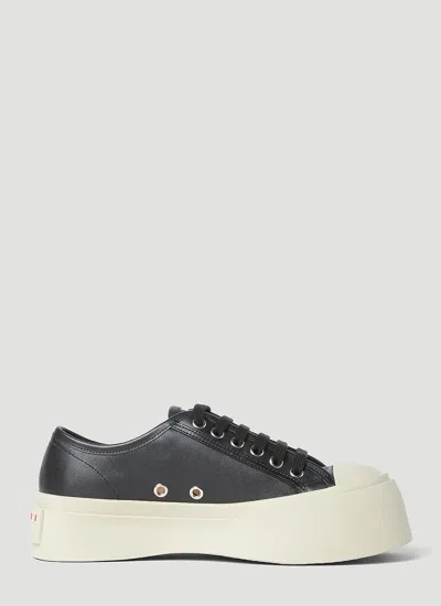 Marni Women Leather Pablo Sneakers In Black
