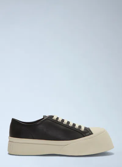 Marni Women Leather Pablo Sneakers In Black