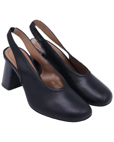 Marni Women's Leather Slingback Pump, Size 38 (authentic Pre-loved) In Blue