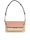 Marni Trunk Colourblock Foldover Top Shoulder Bag In Multi