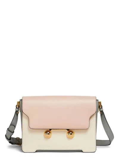 MARNI WOMEN'S LEATHER TRUNKAROO MEDIUM SHOULDER BAG