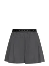 Marni Flared Virgin Wool Tailored Shorts