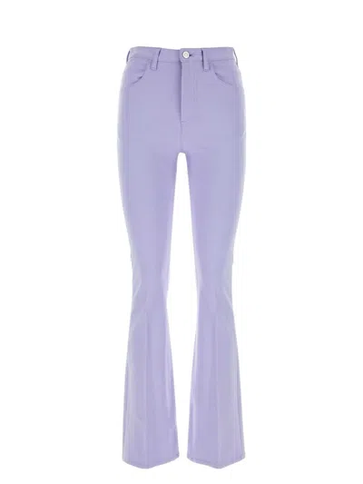 MARNI WOMEN'S LILAC STRETCH JERSEY PANT