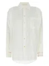 Marni Camicia In Lino Bianco Donna