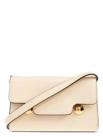 MARNI WOMEN'S LOGO DEBOSSED SHOULDER BAG