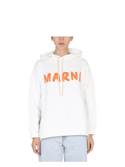 MARNI WOMEN'S LOGO HOODIE