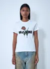 Marni Jersey Logo Short Sleeved T-shirt In White