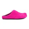 Marni Pink Fussbett Sabot Slip-on Loafers In Pink & Purple