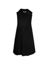 Marni Sleeveless Coat In Black Wool In Black