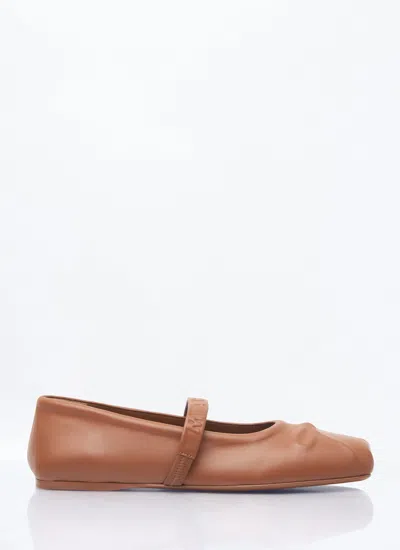Marni Women Mary Jane Ballerina Flats