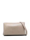 Marni Small Prisma Leather Shoulder Bag In Neutral