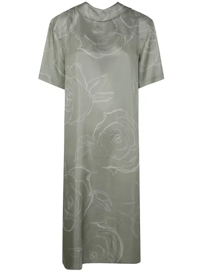 Marni Midi Dress In Green