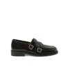 Marni Leather Slip-on Shoes In Black