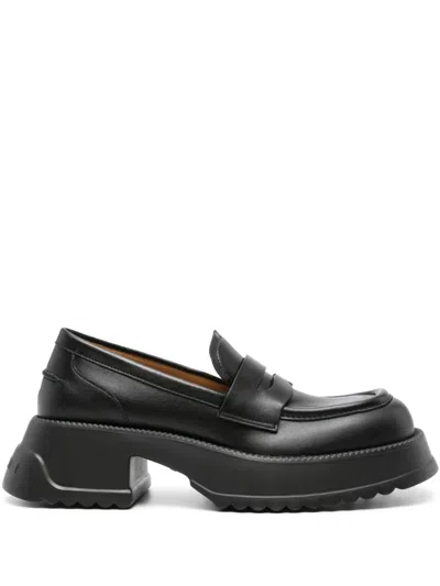 Marni Women Moccasin Shoe In 0n99 Black