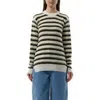 Marni Women's Mohair Stripe Sweater In Alabaster