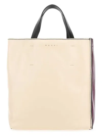 MARNI WOMEN'S MULTICOLOR LEATHER MUSEO SOFT HANDBAG | SHMP0018L0P2644 COLOR ZO189