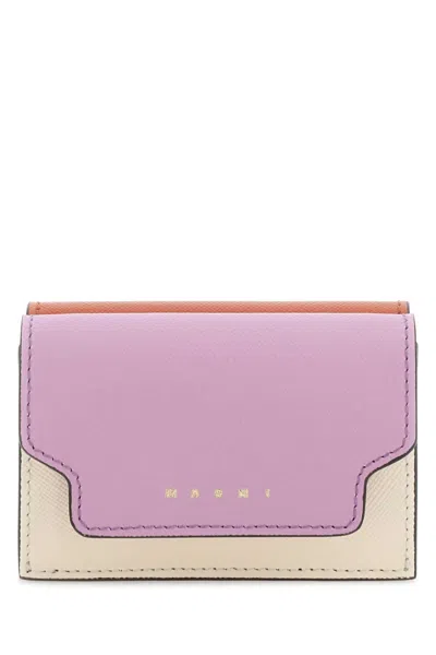 Marni Women Multicolor Leather Wallet