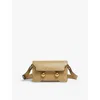 Marni Womens Nomad Trunkaroo Branded-hardware Leather Shoulder Bag In Nomad