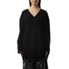 Marni Women's Oversized Sweatshirt Dress In Black