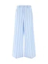Marni Trousers With Front Pleats And Stripes In Multicolor