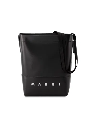 Marni Women's Pelletteria Uomo Crossbody In Black