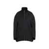 Marni Black Front Zipped Nylon Jacket In Black