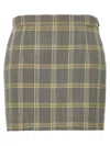 Marni High-waisted Checked Pattern Mini Skirt
