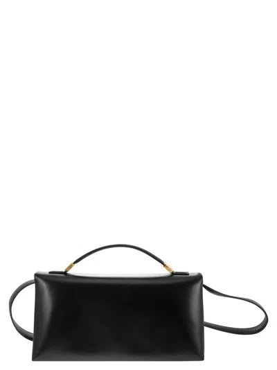 Marni Women Prisma Leather Handbag In Black