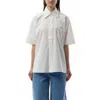 Marni Women's Short Sleeve Shirt In Lily White