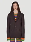 Marni Woman Blazer Dark Brown Size 6 Virgin Wool