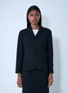 Marni Tailored Wool Jacket With Classic Button Closure And Pockets In Blue