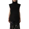 Marni Ribbed Virgin Wool Top In Black