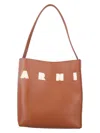 Marni Museum Hobo Small Bag In Moca Ivory