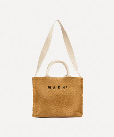 Marni Women's Small Raffia Tote Bag