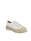 Marni Sneakers Donna Pelle Bianco In White