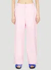 Shop Marni Women Straight Leg Drawstring Pants In Pink